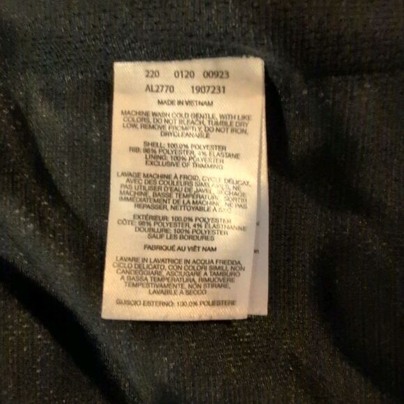 Columbia Coat Women’s XL Bundle Up Printed Fleece Black Gray Camo Pockets Gorp - Picture 8 of 10